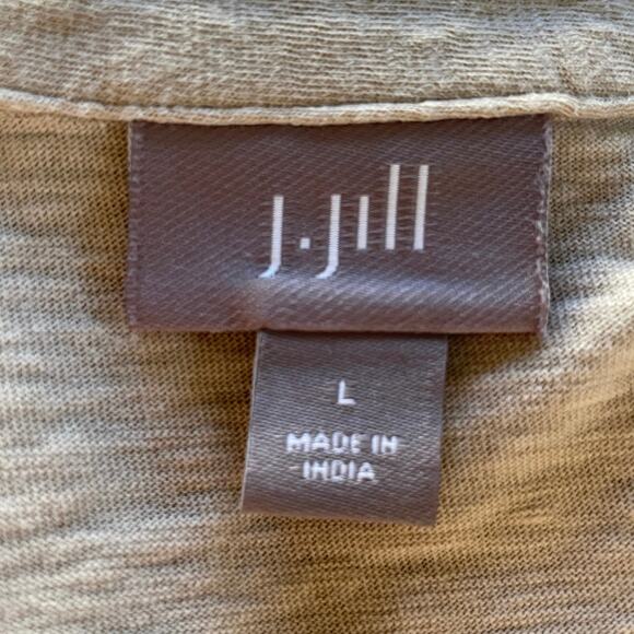 J Jill Tunic Long Sleeve Shirt Basics Minimalist Capsule Cotton Size Large - Picture 5 of 8